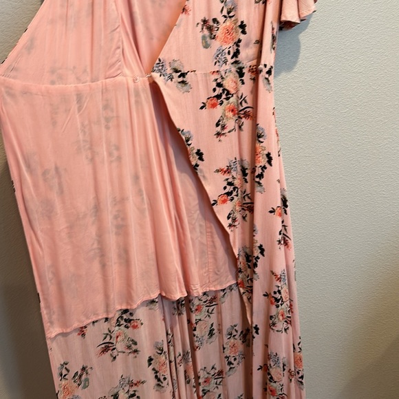 Azalosia women’s pink floral maxi dress size medium - Picture 7 of 12